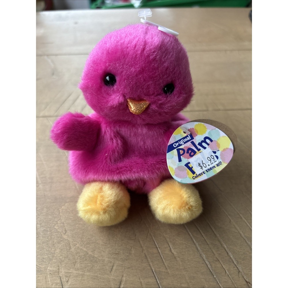 Aurora World Plush Palm Pals NWT PEYTON PINK CHICK (5 inch) - Stuffed Animal Toy